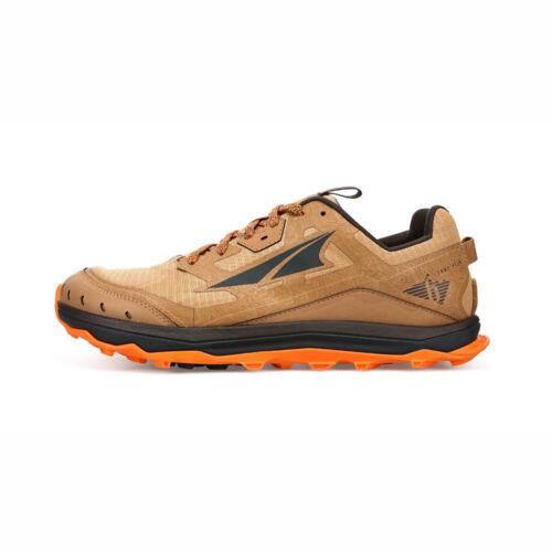 Altra Men`s Lone Peak 6 Trail Running Shoes - Brown - 7.5