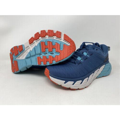 Hoka Men`s Gaviota 3 Running Shoes Real Teal/aquarelle 12.5 D Medium US