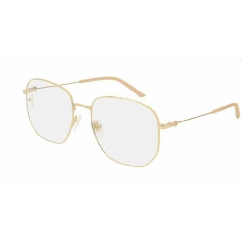 Gucci GG 0396 S 001 Gold Sunglasses