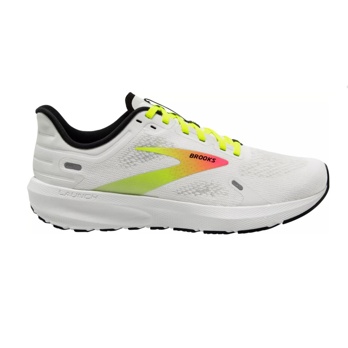 Brooks Launch 9 Men`s Road-running Shoes 110386 1D - White/pink/green