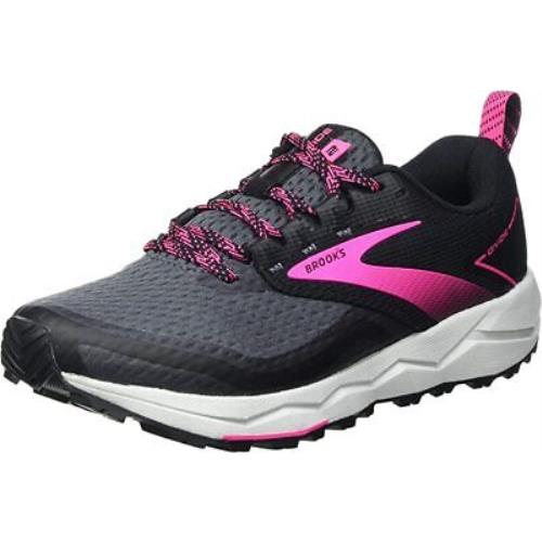 Brooks Women`s Divide 2 Running Shoes Black/ebony/pink 8.5 B Medium US