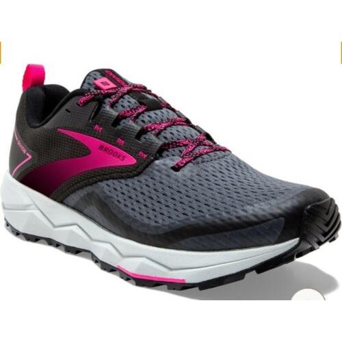 Wmn`s SZ 7.5B Brooks Divide 2 Running Shoes 120342-1B-069 Black-ebony-pink
