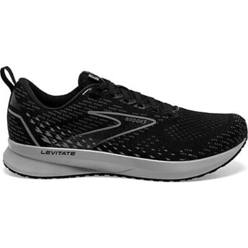 Brooks Men`s Levitate 5 Running Shoes Black/ebony/grey 12 D Medium US