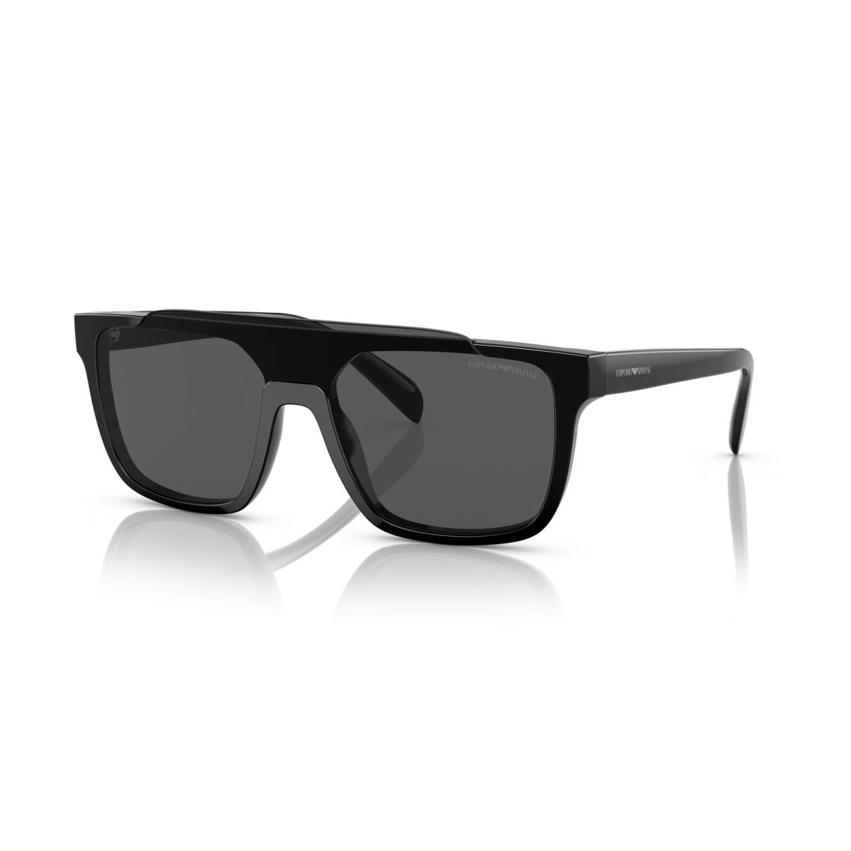 Emporio Armani 0EA4193 501787 Shiny Black Rectangle Sunglasses