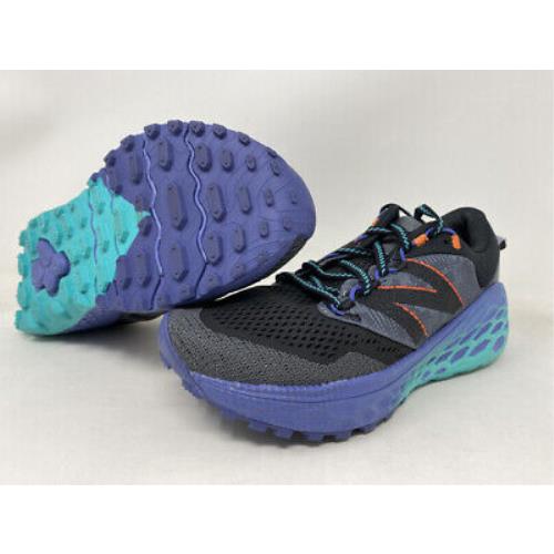 New Balance Women`s More v1 Trail Shoes Lead/magnetic Blue 10 D Wide US