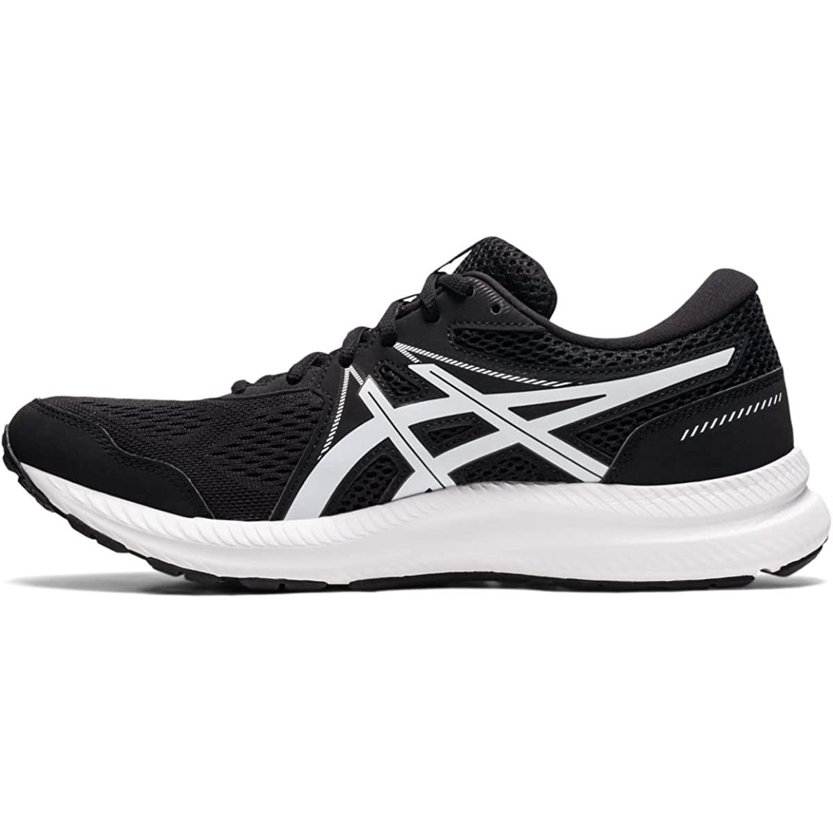 Asics Men`s Gel-contend 7 Running Shoe Black/White