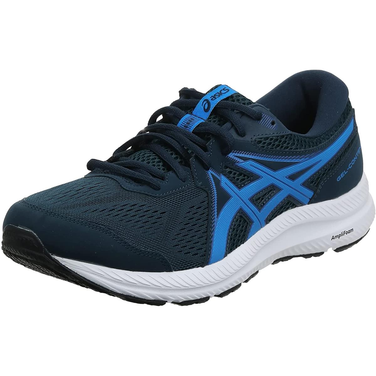 Asics Men`s Gel-contend 7 Running Shoe French Blue/Electric Blue