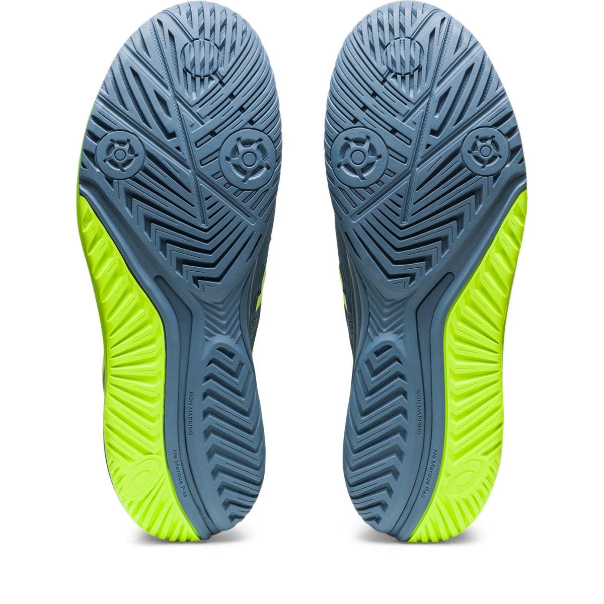 ASICS shoes  - Steel Blue/Hazard Green 1