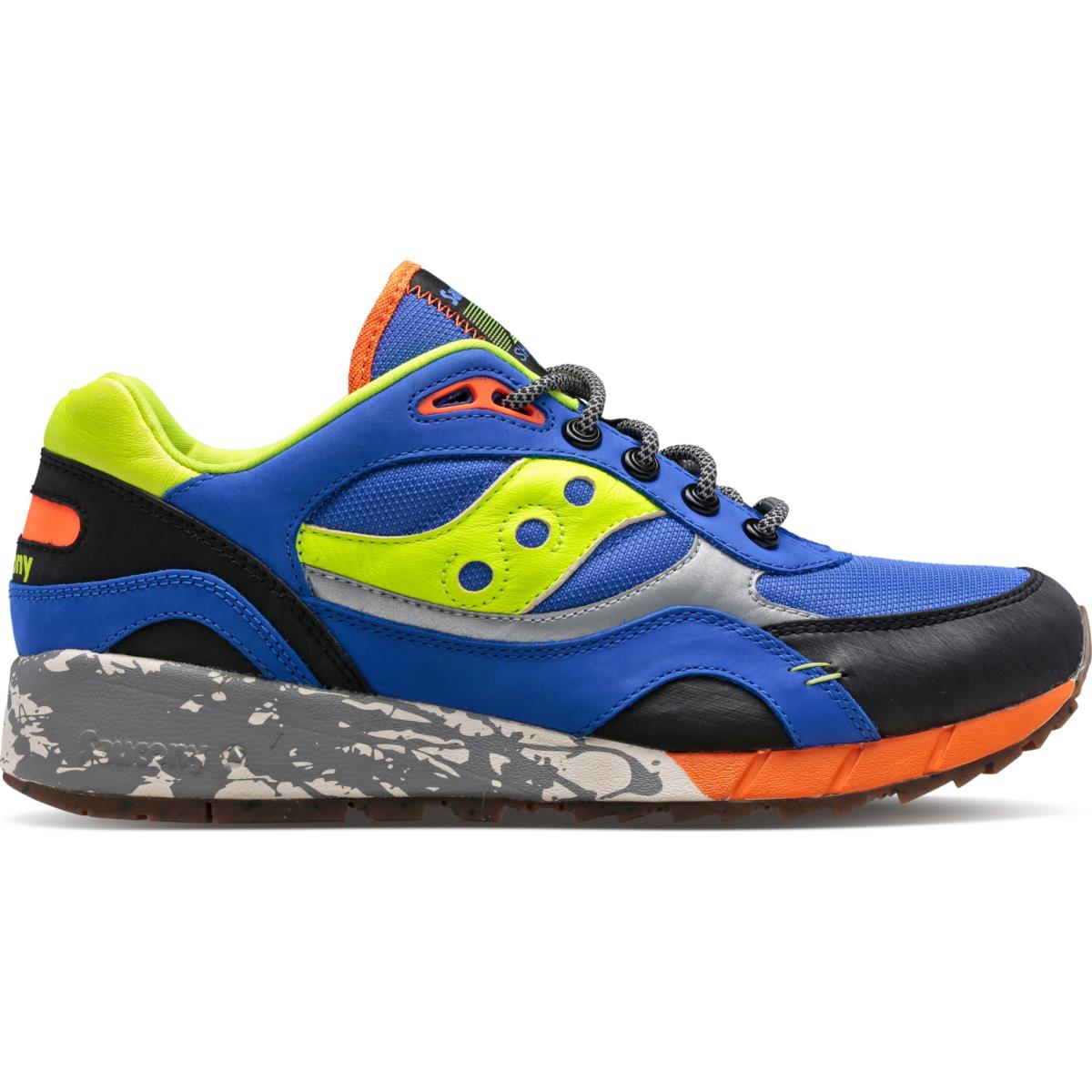Saucony Unisex Shadow 6000 Trail Shoes Blue | Lime