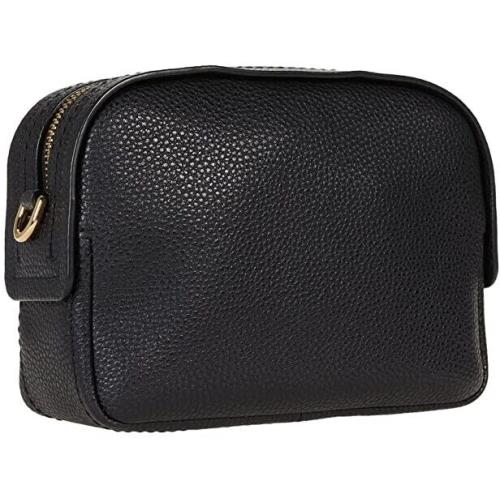 Marc Jacobs E-the Squeeze Leather Crossbody Bag Black