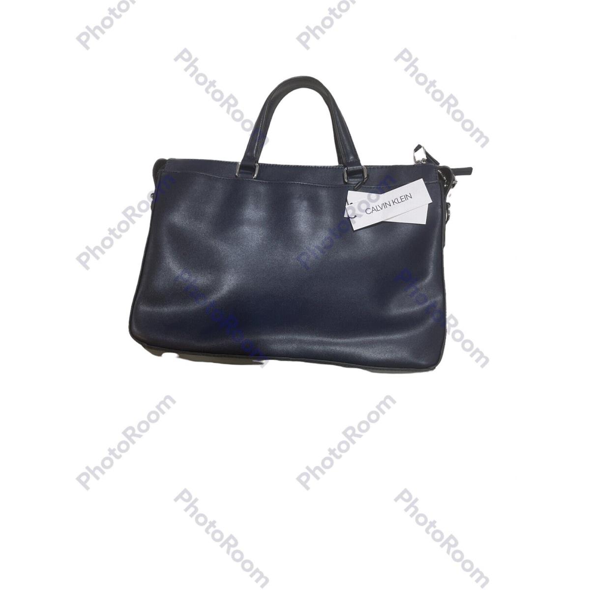 Calvin Klein Black Leather Handbag Purse