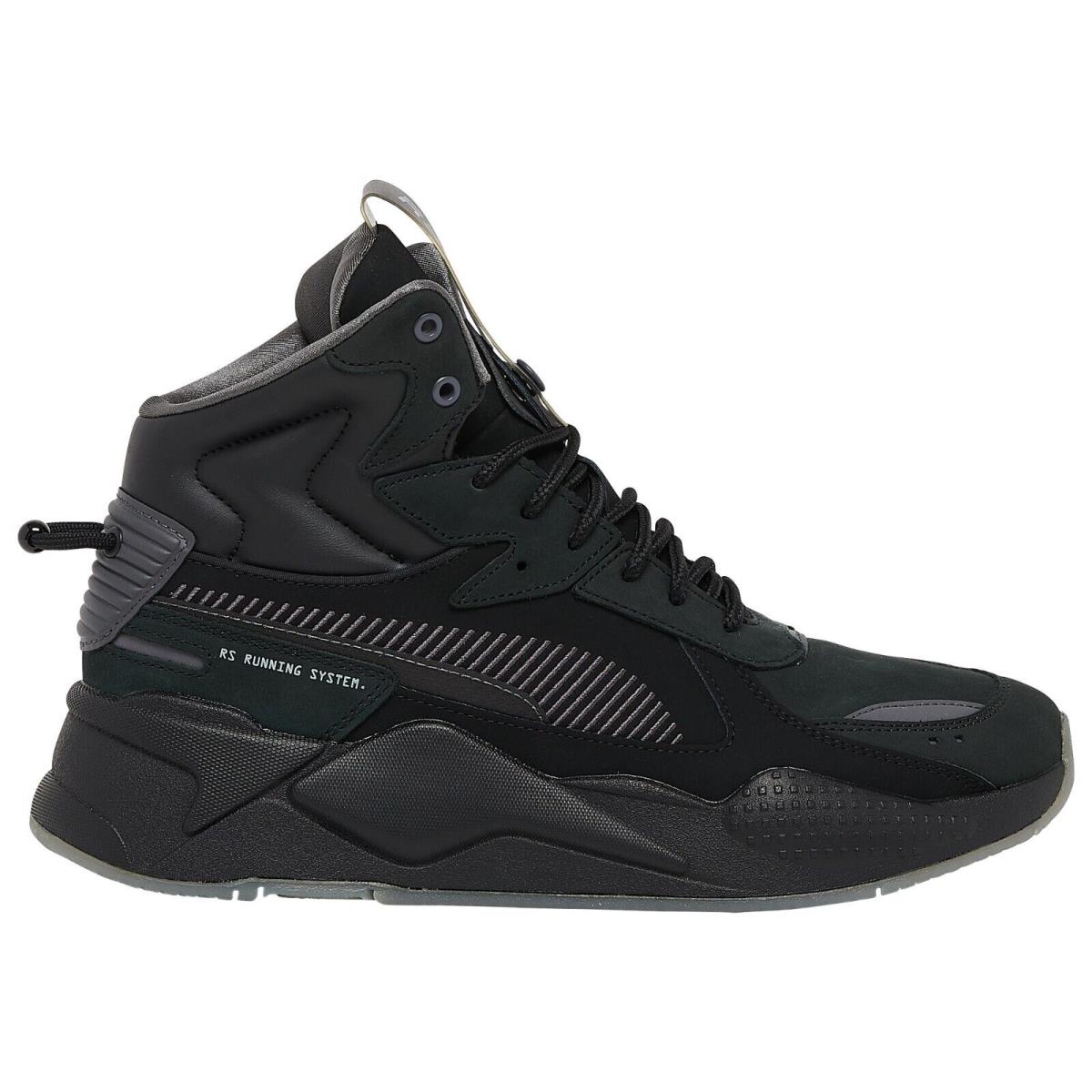 Men`s Puma Rs-x Mid Arch Support Fast Fastening System Shoes Black