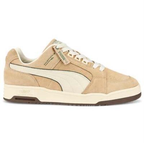 Puma Players` Lounge Slipstream Lace Up Mens Beige Sneakers Casual Shoes 387632