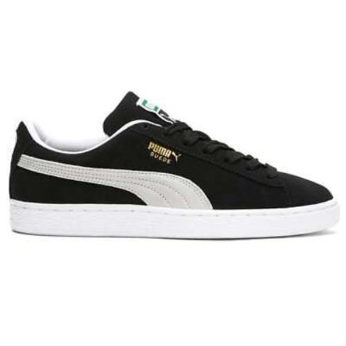 Puma Suede Classic Xxi Lace Up Womens Black Sneakers Casual Shoes 38141001 - Black
