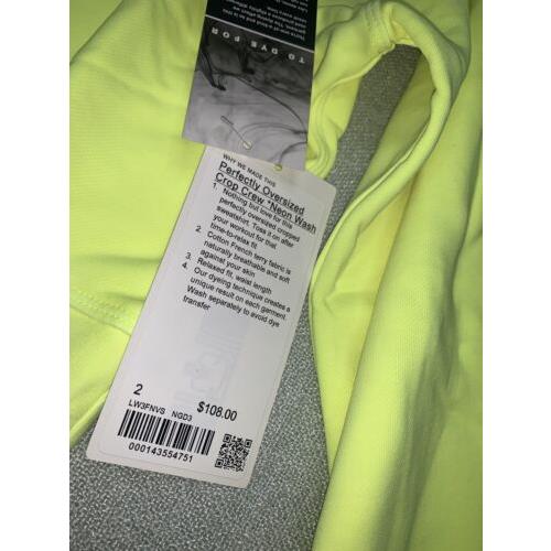 Lululemon clothing  - Neon Wash Yellow 1