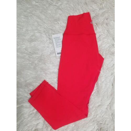 Lululemon Align High-rise Pant 25 - Love Red / Size 6 Vivid Red