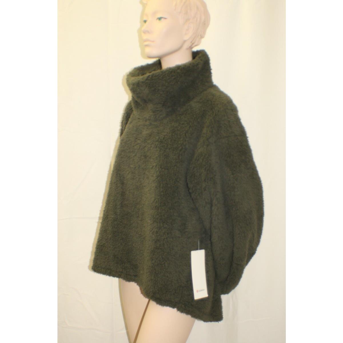 Lululemon Warm Restore Sherpa Pullover Jacket Women`s L/xl Soft Cozy Plush