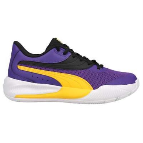 Puma 376640-10 Triple Mens Basketball Sneakers Shoes Casual - Purple - Size