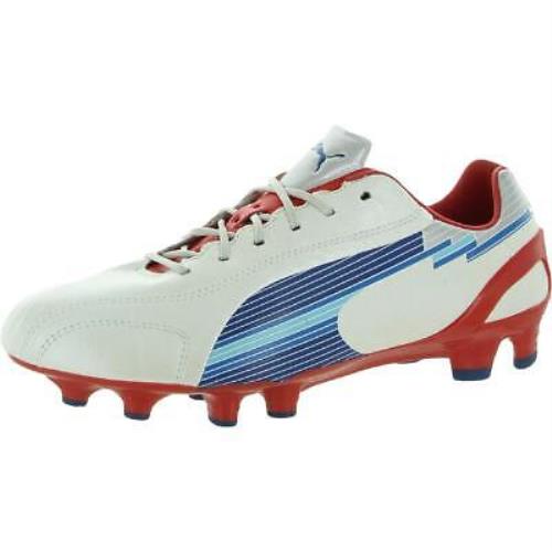 Puma Mens Evo Speed 1 K FG White Football Cleats Shoes 8.5 Medium D Bhfo 0320