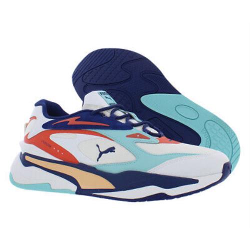 Puma Rs Fast Mens Shoes Size 8.5 Color: White/orange/blue