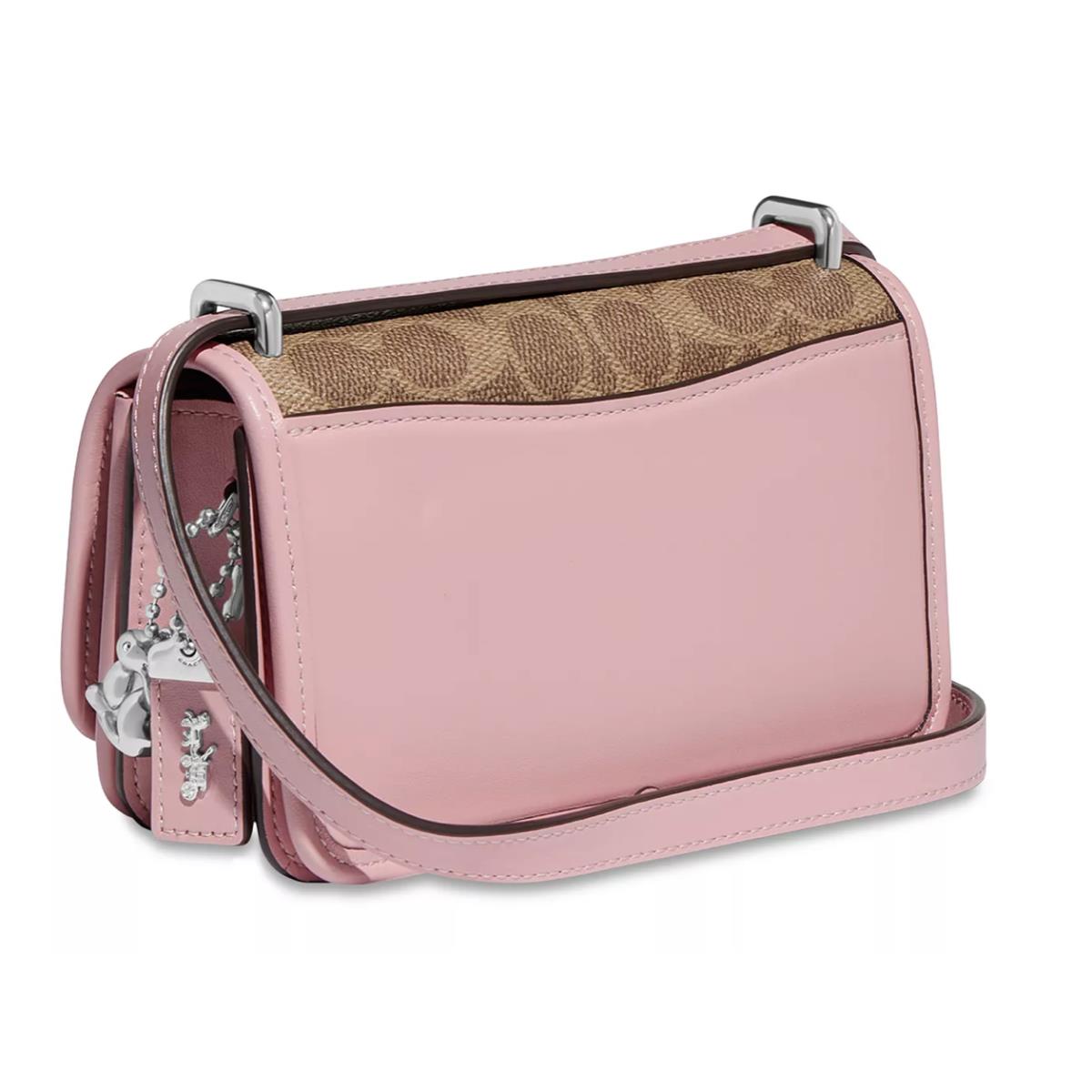 Coach Colorblock Signature Coated Canvas with Bunny Charm Bandit Crossbody  - Coach bag - 086836632233 | Fash Brands