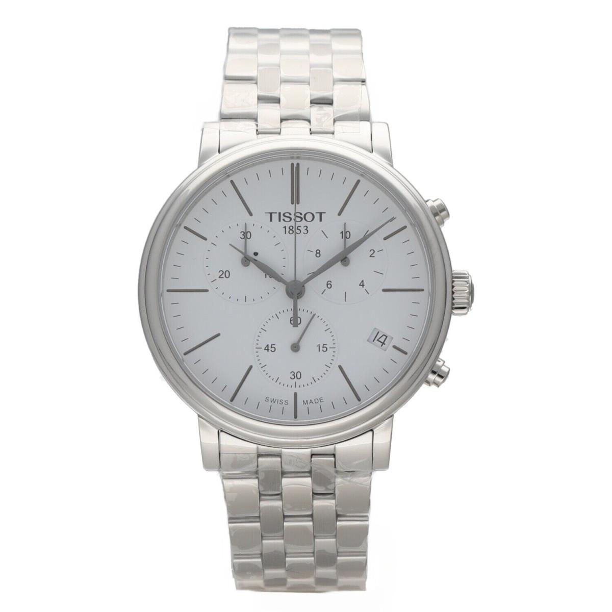 Tissot T122.417.11.011.00 Carson Premium Chrono 41 mm Steel Quartz Men`s Watch