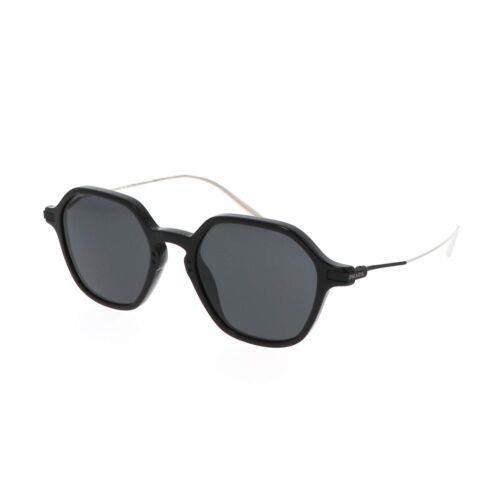 Prada PR 11YS-1AB5S0 50 PR 11YS Sunglasses Black Frame Grey Lens