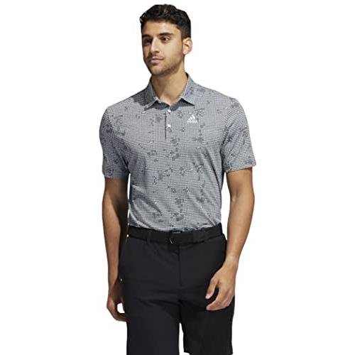 Adidas Men`s Primegreen Polo Shirt - Choose Sz/col Black Melange/Halo Mint