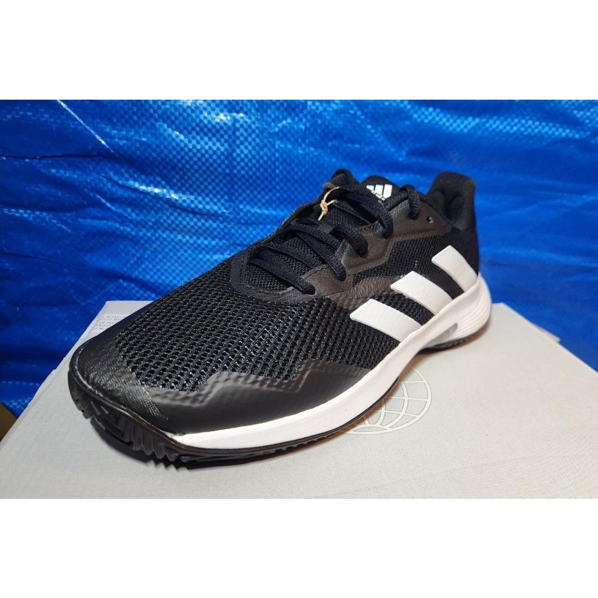 Adidas Court Jam Control Women`s Tennis Shoes Black White Sneakers ...