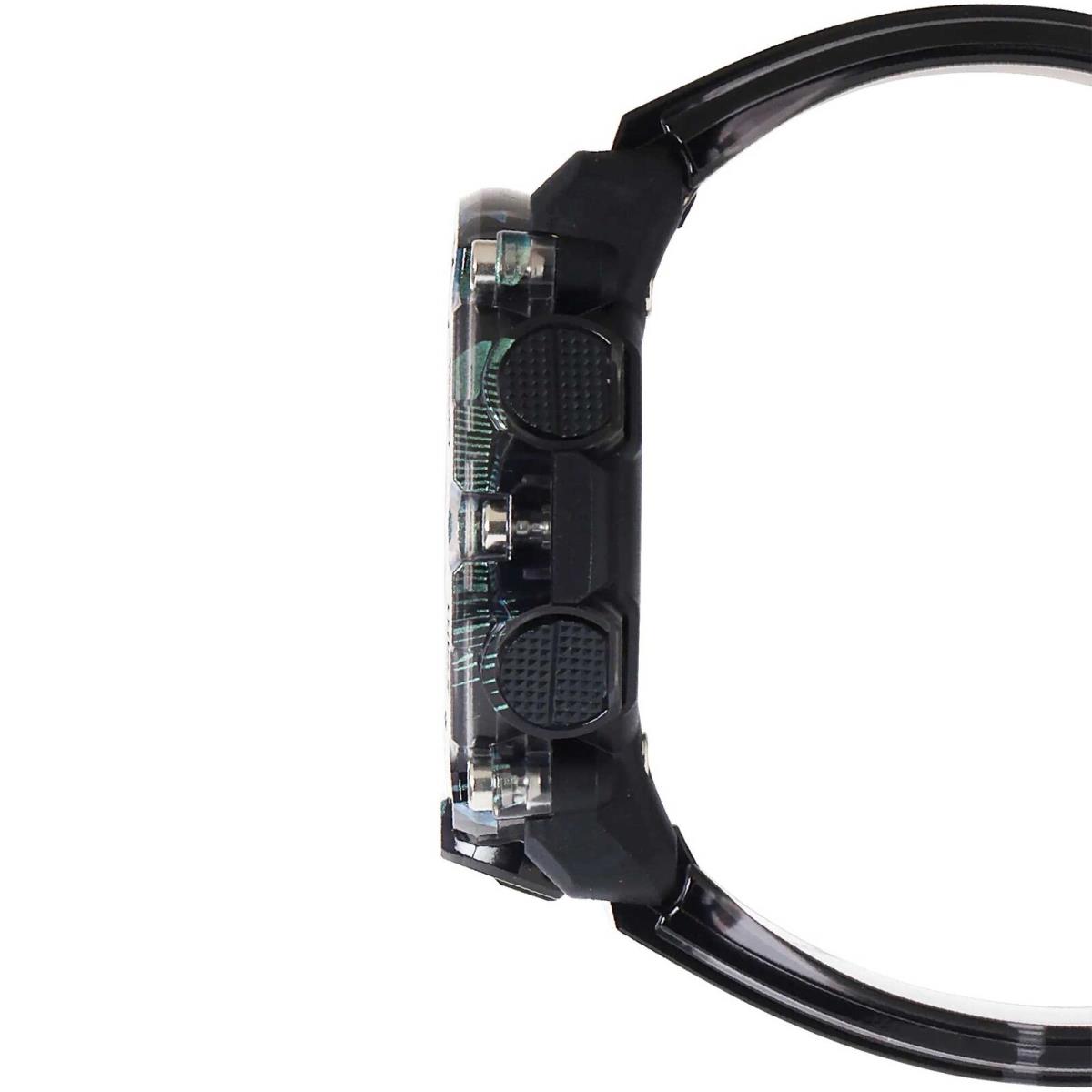 Casio Men`s Watch 2200 World Timer Black Analog Digital Dial Strap GA2200NN-1A
