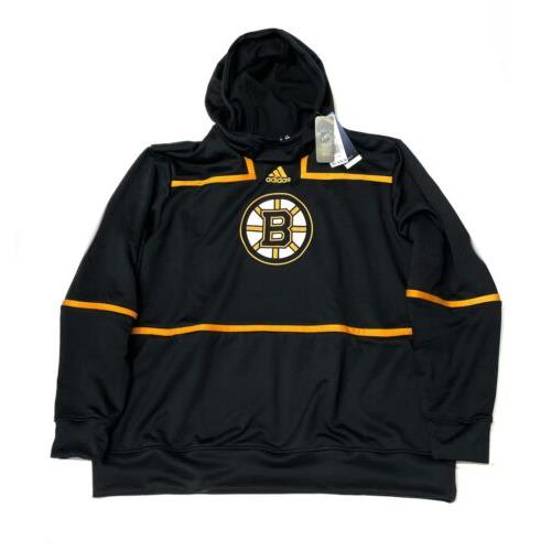 Nhl Boston Bruins Adidas Under The Lights Pullover Hoodie Size 3XL GH5427 Black
