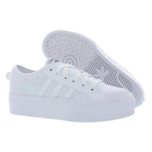 Adidas Originals Nizza Platform Womens Shoes Size 8 Color: White/white
