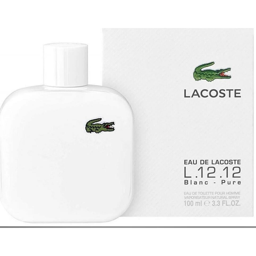 Lacoste Blanc Pure Eau De Toilette Spray 3.3 oz