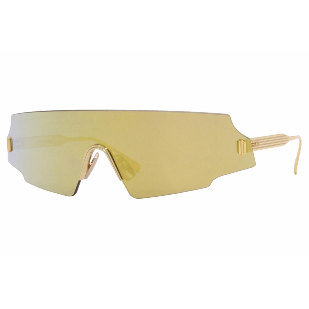 Fendi Sunglasses FF0440/S 001K1 99mm Yellow Gold / Gold Mirror Lens