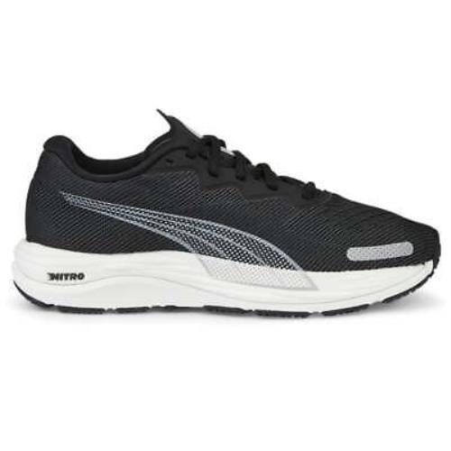 Puma 37747801 Velocity Nitro 2 Wide Womens Running Sneakers Shoes - Black