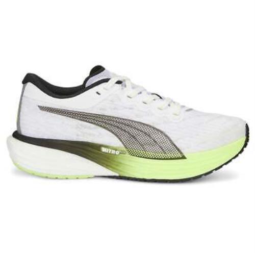 Puma 37685503 Deviate Nitro 2 Womens Running Sneakers Shoes - White - Size