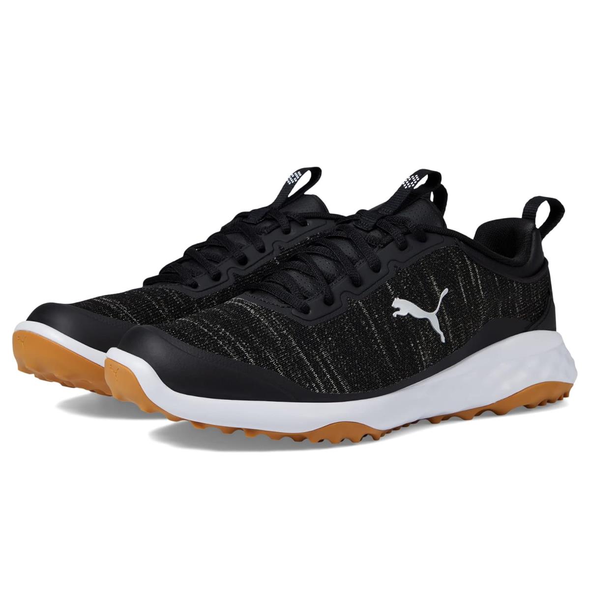 Man`s Sneakers Athletic Shoes Puma Golf Fusion Pro Puma Black/Puma Silver | - Puma shoes - Puma Silver | SporTipTop