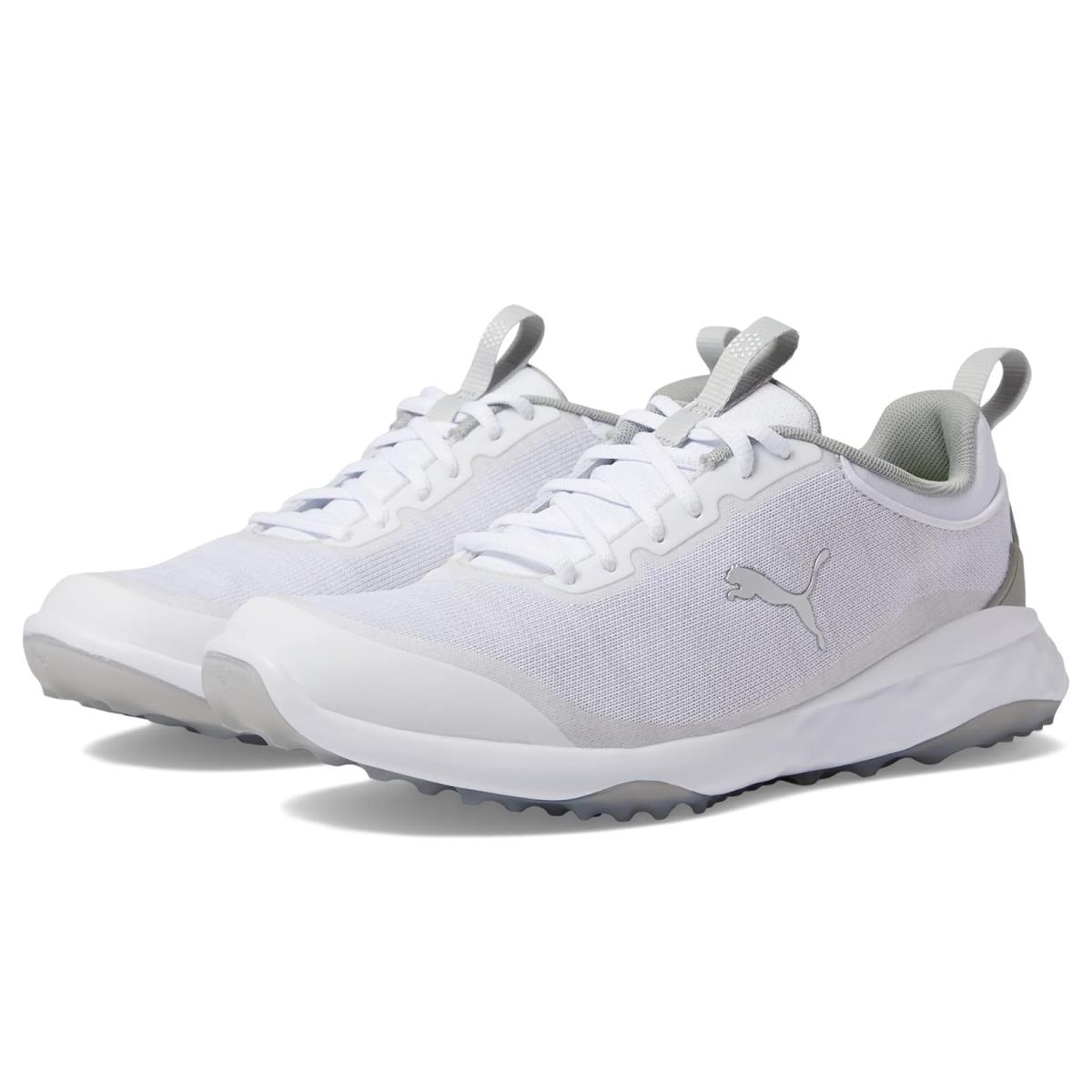 Man`s Sneakers Athletic Shoes Puma Golf Fusion Pro Puma White/Puma Silver/High-Rise