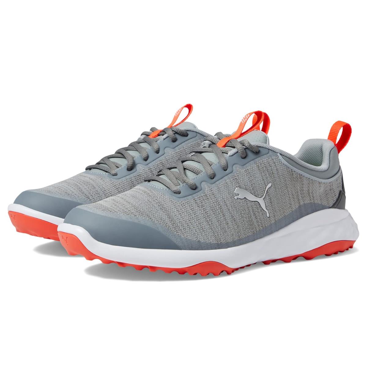 Man`s Sneakers Athletic Shoes Puma Golf Fusion Pro Quarry/Puma Silver/Red Blast