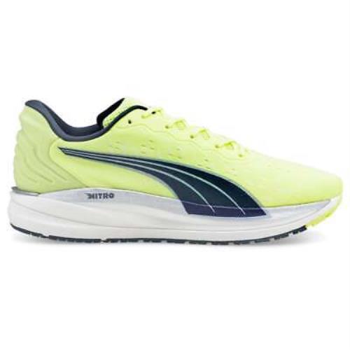 Puma 19517009 Magnify Nitro Mens Running Sneakers Shoes - Yellow - Size 11.5