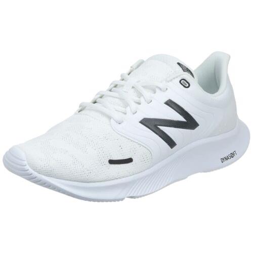 New Balance Men`s Dynasoft 068 V1 Running Shoe White/black 14