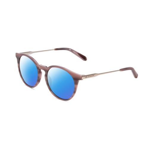 Dragon Alliance DR520S LL Hype Unisex Polarized Sunglasses Blush Wood Pink 51 mm Blue Mirror Polar