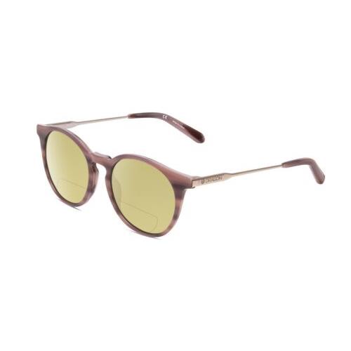 Dragon DR520S LL Hype Unisex Polarized Bifocal Sunglasses Blush Wood Marble 51mm Yellow
