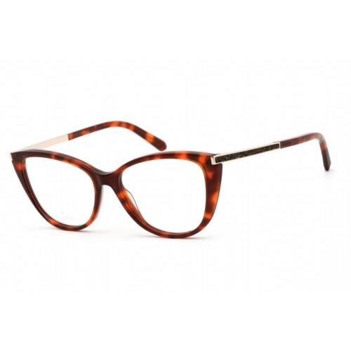 Swarovski SK5414-052-53 Eyeglasses Size 53mm 15mm 145mm Brown Women