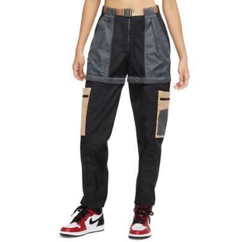 Nike Jordan Womens S Utility Capsule Pants Shorts Convertible Activewear