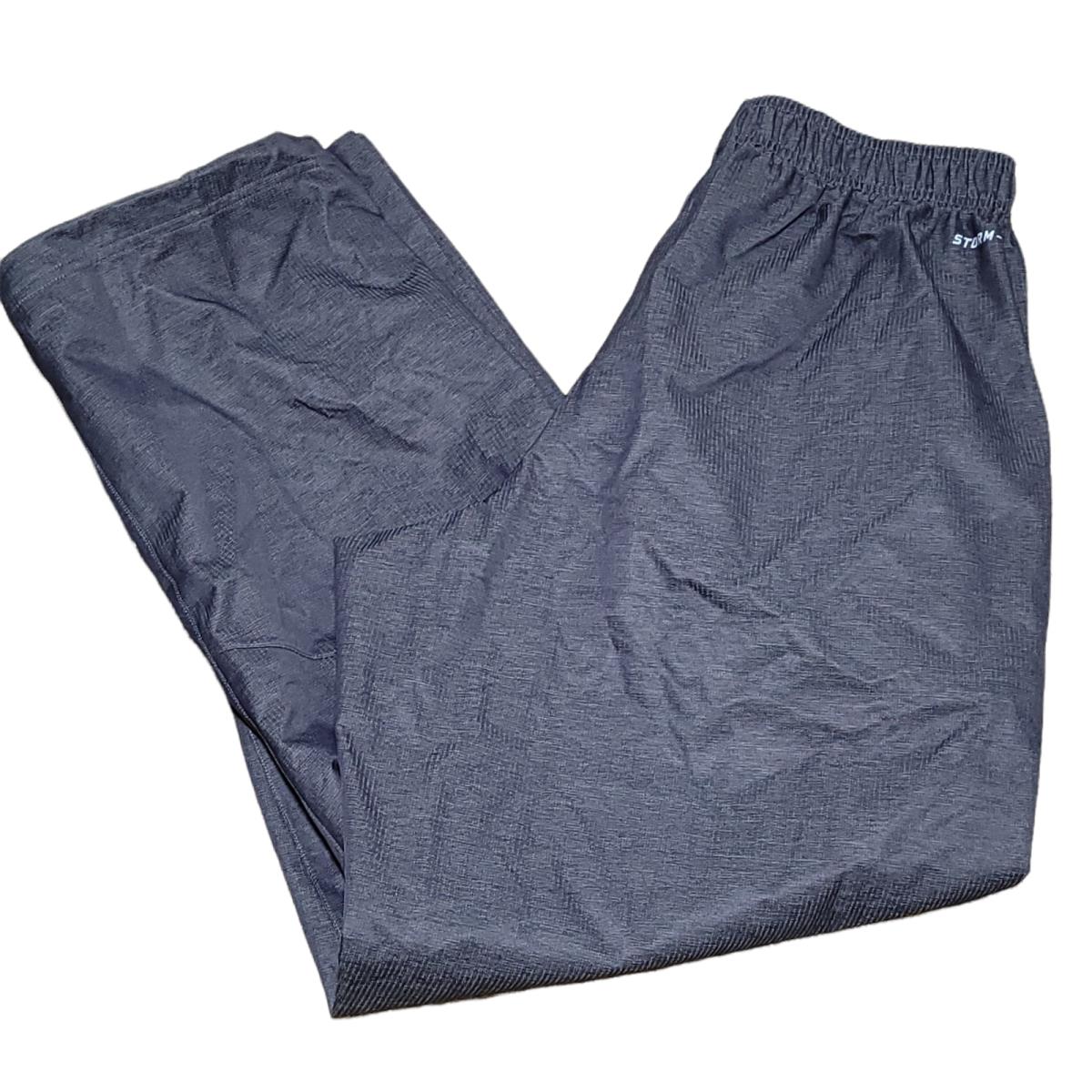 Nike Storm-fit Training Pants Gray Waterproof Pockets Adjustable Hem Men XL