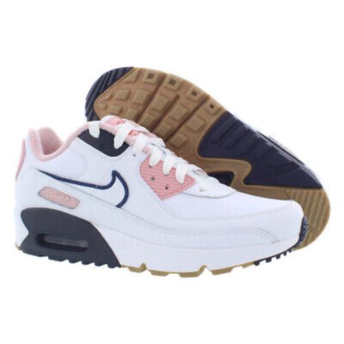 Nike Air Max 90 Ltr Se Girls Shoes Size 7 Color: White/nude/black