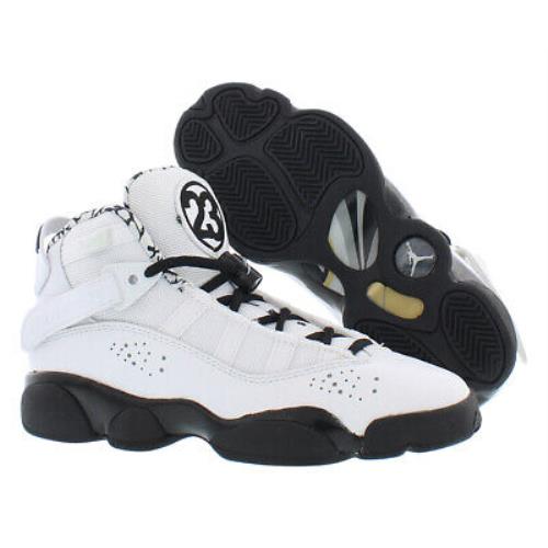 Nike 6 Rings Boys Shoes Size 5 Color: White/black