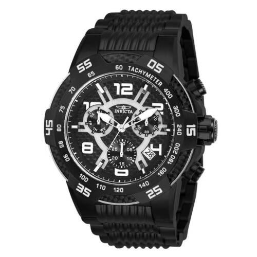 Invicta 25288 Men`s Speedway Black IP Steel Bracelet Chrono Watch