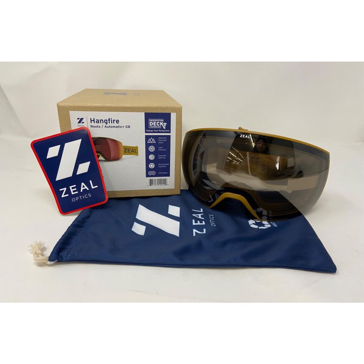 Zeal Optics Hangfire Roots Frame Automatic+ GB Polarized Photochromic Lens